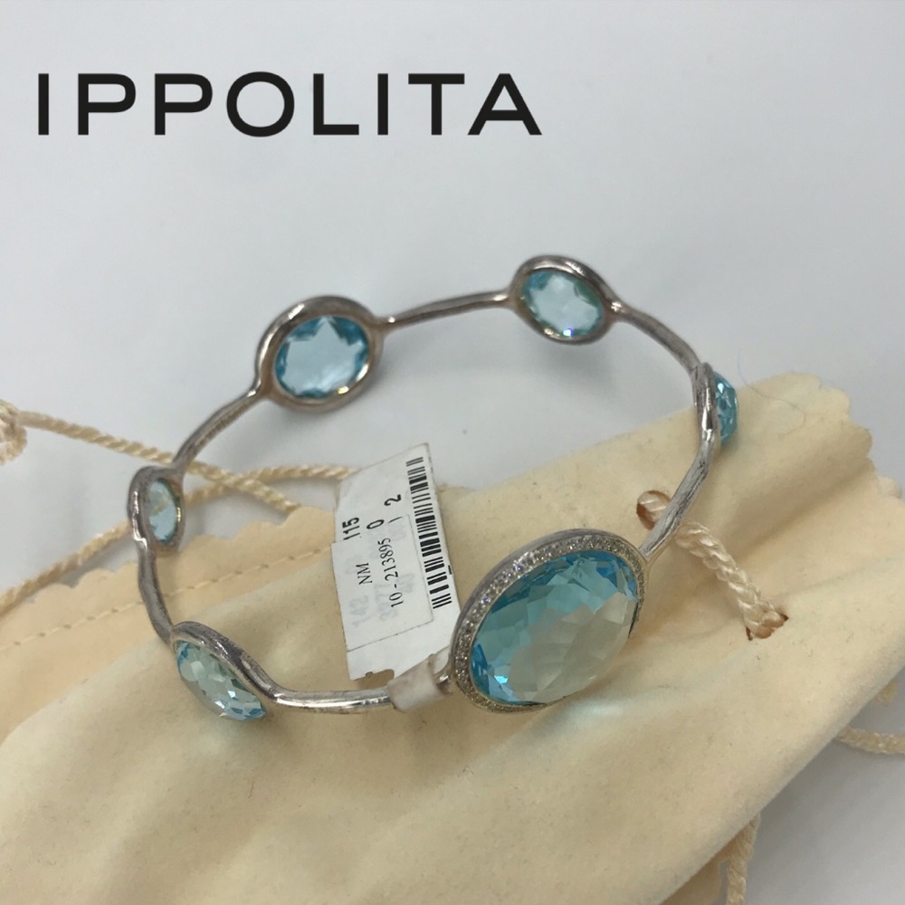 Authentic IPPOLITA Diamond Topaz Bracelet - Picture 7 of 8